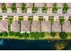 Aerial view of the neighborhood, with a lake view to the back of the homes at 11559 Captiva Kay Dr, Riverview, FL 33569