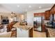 Kitchen with granite countertops, stainless steel appliances and breakfast bar at 13238 Chipout Ln, Hudson, FL 34669