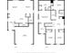 Two-story floor plan highlighting the bedrooms, bathrooms, and living spaces at 13686 Whiskey Daisy Dr, Dade City, FL 33525