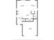 Floor plan featuring the layout of the foyer, living room, kitchen, and dining area at 13686 Whiskey Daisy Dr, Dade City, FL 33525
