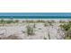 Beach view featuring white sand, beach vegetation, and ocean horizon at 1520 Gulf Blvd # 1505, Clearwater Beach, FL 33767