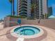 Comfortable hot tub near high-rise building providing the ultimate spa experience and relaxation for residents and guests at 1520 Gulf Blvd # 1505, Clearwater Beach, FL 33767