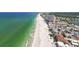 Panoramic aerial view of the coastline with beachfront condos on the Gulf of Mexico at 17710 Gulf Blvd # 304, Redington Shores, FL 33708