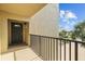 Private balcony overlooking the beach at 17710 Gulf Blvd # 304, Redington Shores, FL 33708