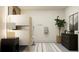' room with bunk beds, mountain-themed decor, and black bedside table at 18154 Serene Lake Loop, Lutz, FL 33548