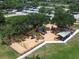 An aerial view of the playground at Land O' Lakes Recreation Complex at 2826 Martha Ln, Land O Lakes, FL 34639