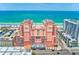 Stunning beachfront condo building with beautiful architecture and panoramic ocean views at 301 S Gulfview Blvd # 301, Clearwater Beach, FL 33767