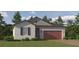 Charming single-Gathering home with a well-manicured lawn and a two-car garage at 31856 Griffin Sands Ln, San Antonio, FL 33576