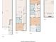 Complete floor plan showcasing the layout of the home on all floors at 320 Island Way # 205, Clearwater Beach, FL 33767