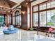 Spacious lobby area with grand piano, high ceilings, and elegant seating at 345 Bayshore Blvd # 1813, Tampa, FL 33606