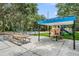 The community park's playground has a picnic area and playground, a perfect spot for Gathering fun and outdoor gatherings at 4320 Auston Way, Palm Harbor, FL 34685