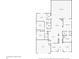 Detailed floorplan showing layout of the home with clearly labeled rooms and dimensions at 4797 Stonebriar Dr, Oldsmar, FL 34677