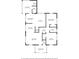 Clear floor plan showing the dimensions and layout of the home's first and second floor at 535 31St N Ave, St Petersburg, FL 33703