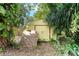 Outdoor storage shed in the backyard at 6024 90Th N Ave, Pinellas Park, FL 33782