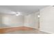 Spacious living room with updated flooring and neutral paint ready for your personal touch at 6100 Gulfport S Blvd # 114, Gulfport, FL 33707