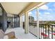 Lovely balcony with space for outdoor furniture and amazing views of the beach and city at 6322 Palma Del Mar Blvd S # 604, St Petersburg, FL 33715