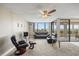 Spacious living room with neutral carpet and large windows for beautiful natural light at 6322 Palma Del Mar Blvd S # 604, St Petersburg, FL 33715
