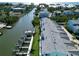 Waterfront townhome community featuring private boat docks with direct access to the open Gulf at 659 Garland Cir, Indian Rocks Beach, FL 33785