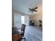Bright office space with natural light, a ceiling fan and desk, perfect for working from home at 659 Garland Cir, Indian Rocks Beach, FL 33785