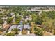Aerial view showcasing the property's location with convenient access to nearby highway at 8608 N Arden Ave, Tampa, FL 33604