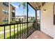 Relaxing balcony with views of lush greenery and the surrounding community, perfect for enjoying fresh air at 11901 4Th N St # 5111, St Petersburg, FL 33716