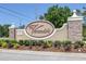 Stone sign for 'The Verandahs' community at 12136 Luftburrow Ln, Hudson, FL 34669