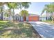 Inviting single-Gathering home with a well-maintained lawn and a two-car garage, perfect for suburban living at 12136 Luftburrow Ln, Hudson, FL 34669