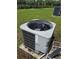 Close up of the modern air conditioning unit at 13157 Kings Crossing Dr, Gibsonton, FL 33534