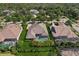 Screened-in pool in the backyard and well-manicured landscaping around property at 14715 Fishhawk Preserve Dr, Lithia, FL 33547