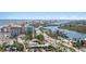 Expansive aerial view showcasing the coastal community, ocean, and bay views from a high-rise condo at 17920 Gulf Blvd # 1806, Redington Shores, FL 33708