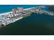 Aerial view of the area showing the beach, intercoastal waterway and nearby buildings at 17920 Gulf Blvd # 1806, Redington Shores, FL 33708