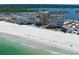 Aerial view of a community near a white sand beach, the ocean and a bay at 17920 Gulf Blvd # 1806, Redington Shores, FL 33708