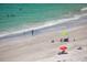 Beach view showing people at the waters edge at 17920 Gulf Blvd # 1806, Redington Shores, FL 33708