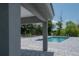 Beautiful community pool and fenced area at 212 Villa Luna Ln, Lutz, FL 33549