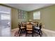 Bright dining room with contemporary furnishings and decor at 2750 Edenwood St, Clearwater, FL 33759