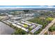 Stunning aerial view of the property near Loggerhead Marina, highlighting waterfront access and proximity to amenities at 3138 Nautical S Pl, St Petersburg, FL 33712