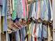 Walk-in closet with ample hanging space for organizing clothes and accessories at 3138 Nautical S Pl, St Petersburg, FL 33712