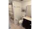 Well-maintained bathroom with tiled floors, shower-tub combo and marble sink at 3534 Lake Bayshore Dr # 118, Bradenton, FL 34205