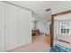 Bedroom with bed and a window seat at 37309 Fountain Rd, Zephyrhills, FL 33542