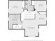 Detailed floor plan showing a primary bedroom, primary bath, two bedrooms, a bathroom, a hall, and a sitting area at 37309 Fountain Rd, Zephyrhills, FL 33542
