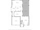 Detailed floor plan showcasing a layout with a breakfast nook, kitchen, dining room, garage, living room, and porch at 37309 Fountain Rd, Zephyrhills, FL 33542