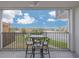 Balcony with seating offers community views and water access at 3789 46Th S Ave # 204, St Petersburg, FL 33711