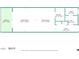 Detailed floor plan illustrating the layout of the property at 3789 46Th S Ave # 204, St Petersburg, FL 33711