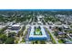 The condo complex surrounded by residential areas, local businesses, beautiful landscaping and well connected streets at 4050 4Th N St # 205, St Petersburg, FL 33703