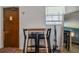 Dining area with modern table and natural light at 4050 4Th N St # 205, St Petersburg, FL 33703