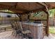 Covered outdoor bar with seating at 4301 S Lockwood Ridge Rd, Sarasota, FL 34231