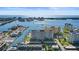 Beautiful waterfront condos on the Gulf Coast with boat docks and stunning ocean views on a clear sunny day at 4550 Cove Cir # 1003, St Petersburg, FL 33708