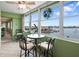 Bright sun room with ample seating and scenic waterfront views at 4550 Cove Cir # 1003, St Petersburg, FL 33708