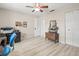 Multi-purpose bedroom with a desk, vanity, and closet space, ideal for a home office at 6188 80Th N St # 101, St Petersburg, FL 33709