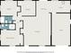 Detailed floor plan displaying the layout of rooms, including bedrooms, baths, kitchen, and living area at 6490 22Nd S St, St Petersburg, FL 33712